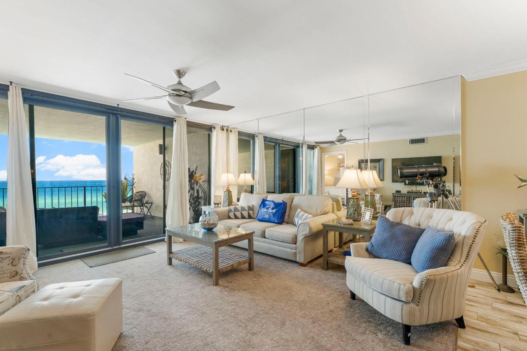 Stunning 2/2 Designer Condo W Coastal Appeal Right On The Gulf! Panama City Beach Zewnętrze zdjęcie