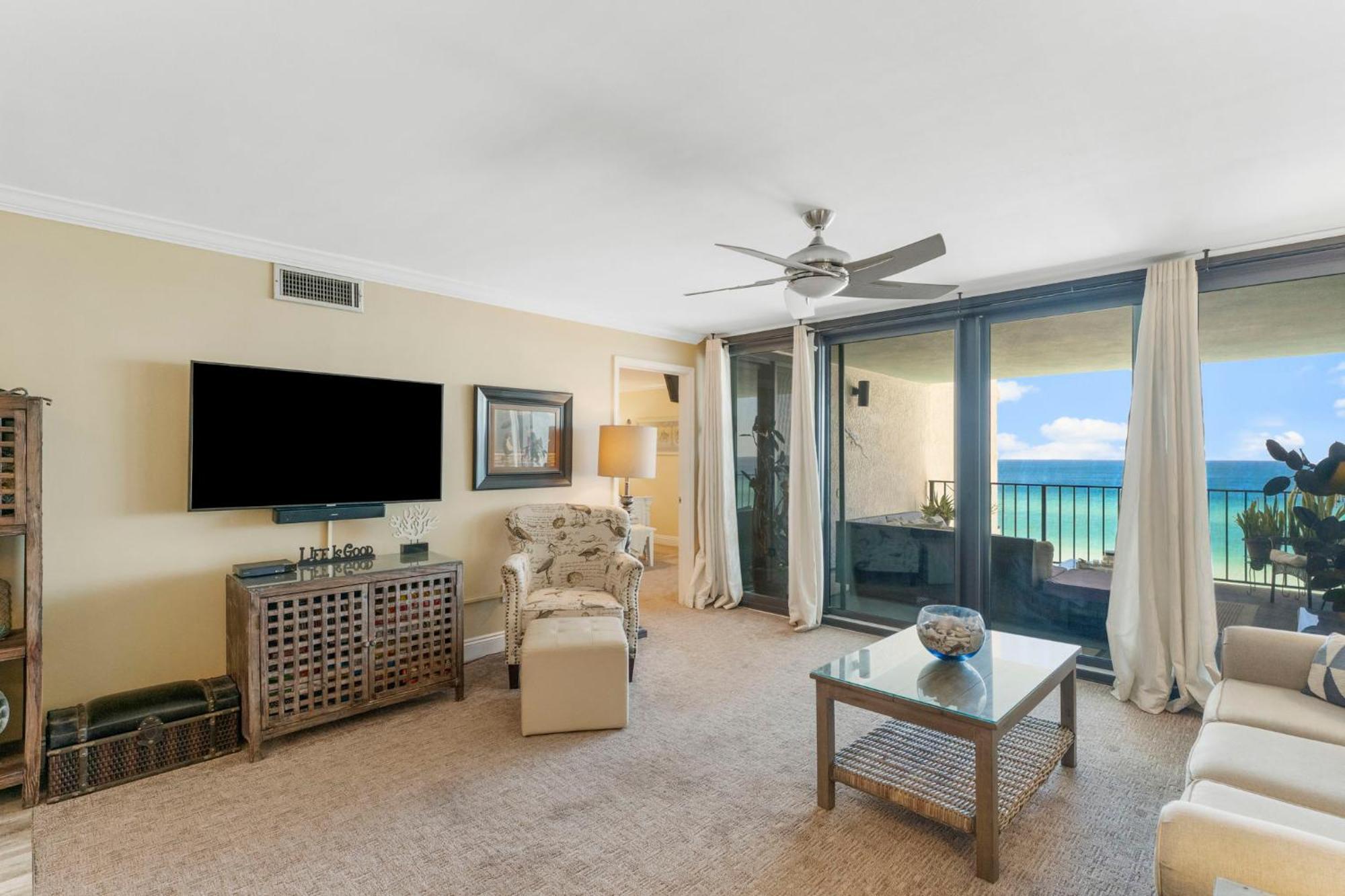 Stunning 2/2 Designer Condo W Coastal Appeal Right On The Gulf! Panama City Beach Zewnętrze zdjęcie