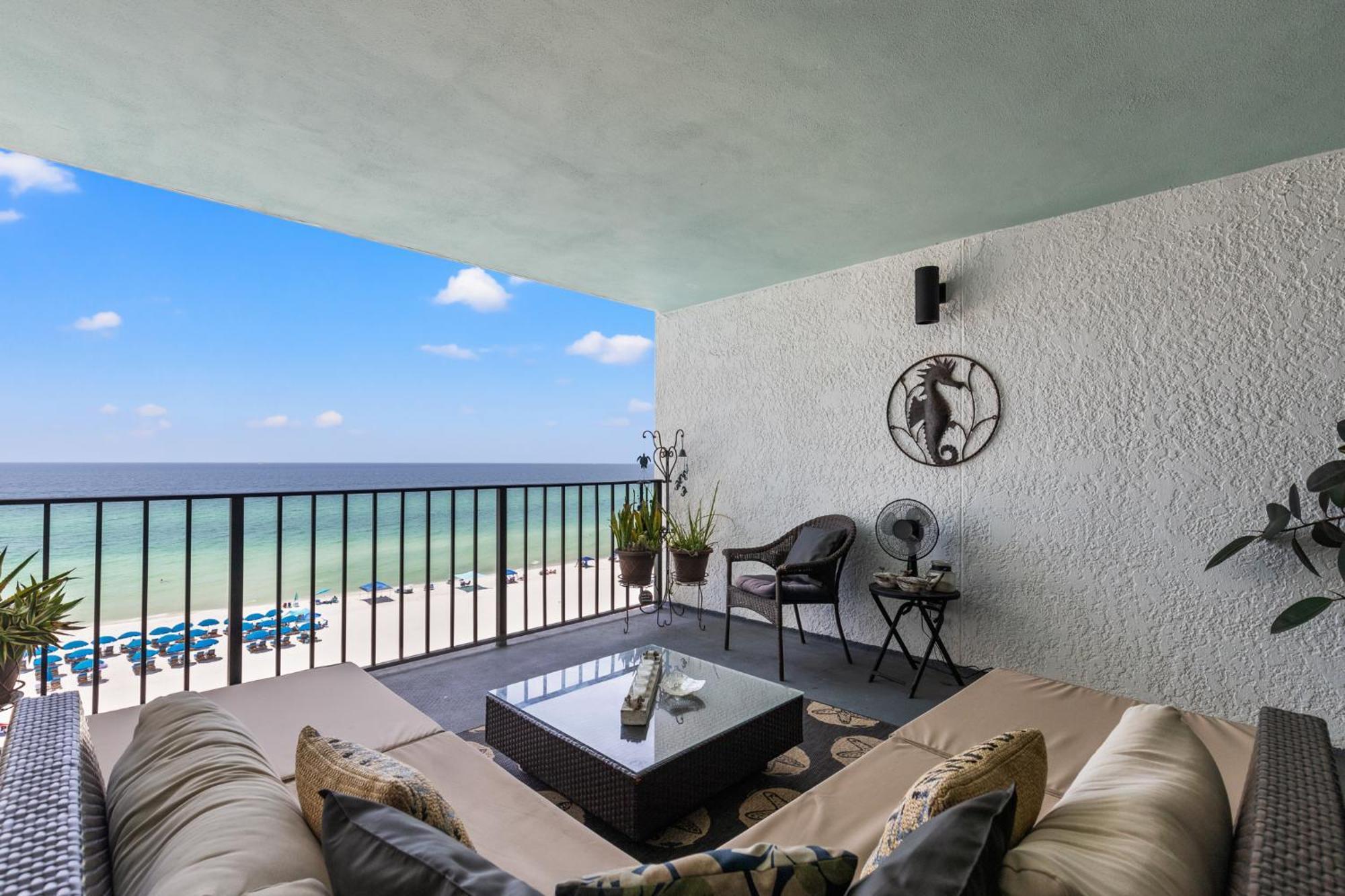 Stunning 2/2 Designer Condo W Coastal Appeal Right On The Gulf! Panama City Beach Zewnętrze zdjęcie
